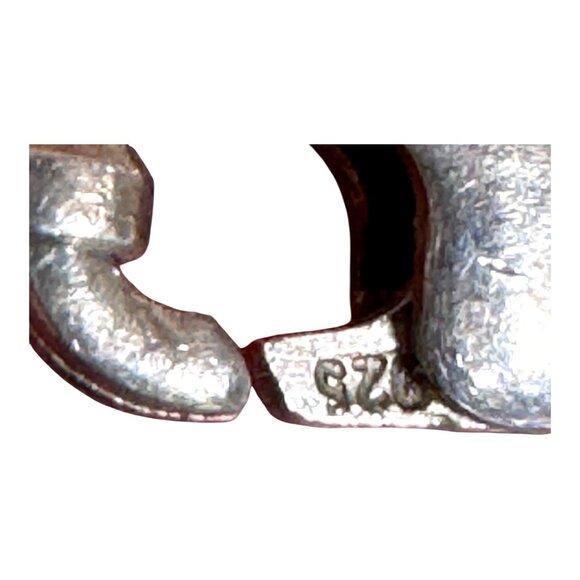 Sterling Silver Italy Snake Chain Necklace W/ Pearl & Stone Charms 16" Italian - Picture 4 of 11